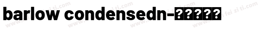 barlow condensedn字体转换